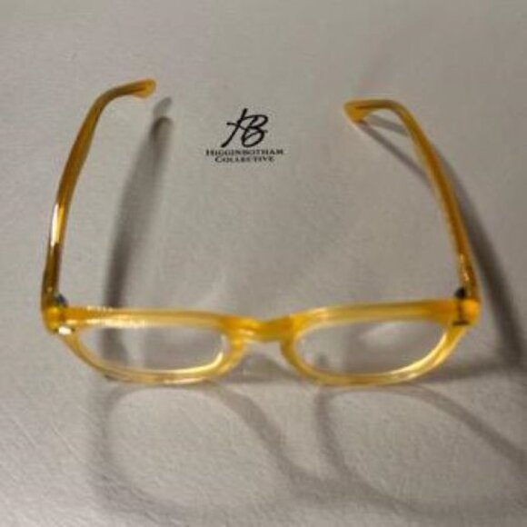 SPEKTRE MEMENTO AUDERE SEMPER ACETATE EYEGLASS FRAMES YELLOW 51-20-150 NEW* - Picture 7 of 16